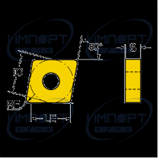 CNMG 12 04 04-WF 1525